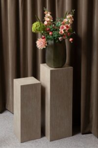 Noisettes vaas H39cm - Taupe - Afbeelding 3