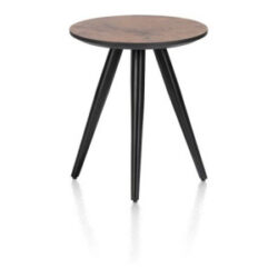 Maze, salontafel rond 40 cm - hoogte 46 cm - Roest