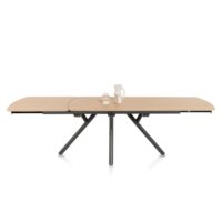 Novello, uitschuiftafel 200 (+ 78) x 100 cm - natural