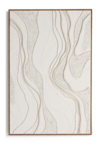 Rope tableau 100x150cm - Couleur creme