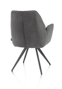 Bell, armstoel - grafiet frame - pocket - stof Calabria - Antraciet - Afbeelding 3