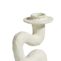 Debra bougeoir H30cm - Couleur creme - Image 2