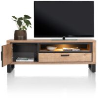 Pavarotti, buffet bas 150 cm - 1-porte + 1-tiroir + 1-niche (+ LED) - Image 3