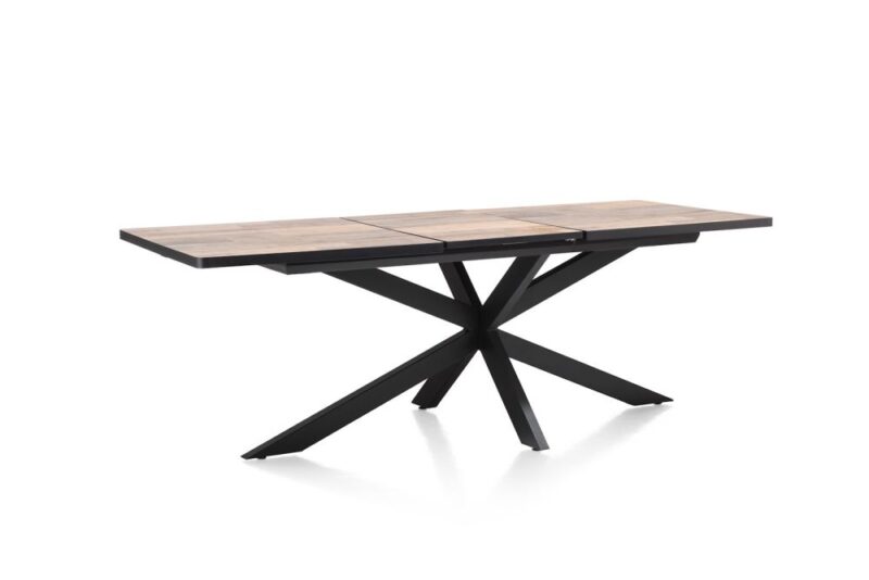 Avalox, Table À Rallonge 190 (+ 60) X 98 Cm - Couleur Driftwood - Centrale Pied - Image 3