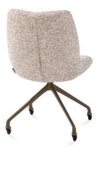 Mats, chaise - roulettes - steelbrown - Luton - Cuivre - Image 2