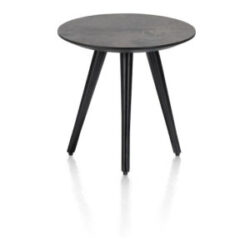 Maze, salontafel rond 40 cm - hoogte 39 cm - Antraciet