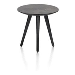 Maze, table basse ronde 40 cm - hauteur 39 cm - Anthracite