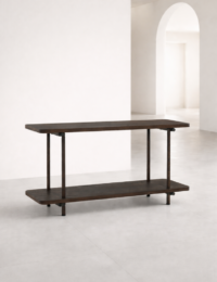 Oakly bijzettafel 100x32cm - Bruin - Afbeelding 2