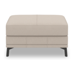 Denver, Pouf - Tissu Livigno - Creme