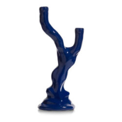 Rebecca bougeoir H36cm - Bleu