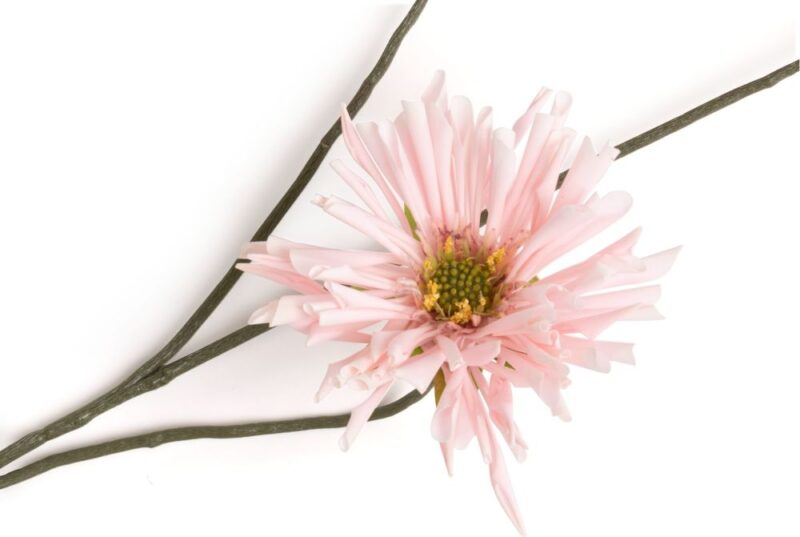 Dahlia Spider Spray Fleur Artificielle H75Cm - Rose - Image 2