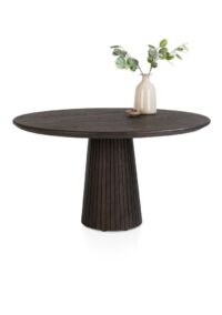Ravello, eetkamertafel rond 140 cm - Basalt - Afbeelding 3