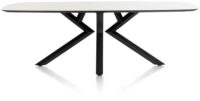 Masura, eetkamertafel ovaal - 240 x 110 cm - wit - Afbeelding 3