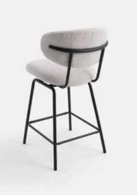 Jona chaise de bar - Creme - Image 2