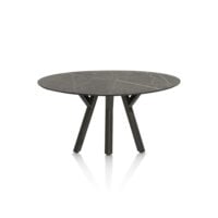 Minato, eetkamertafel - ellips - 180 x 100 cm. - Onyx