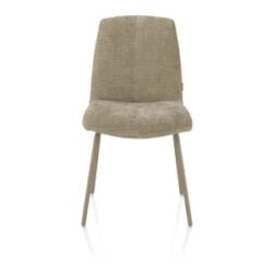 Filipo, chaise - piétement ton-sur-ton - tissu Cadiz - Olive