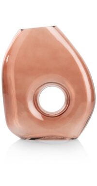 Cato vase H23cm - Brun