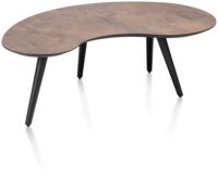 Maze, table basse 100 x 59 cm - forme haricot - hauteur 32 cm - Rouille - Image 2