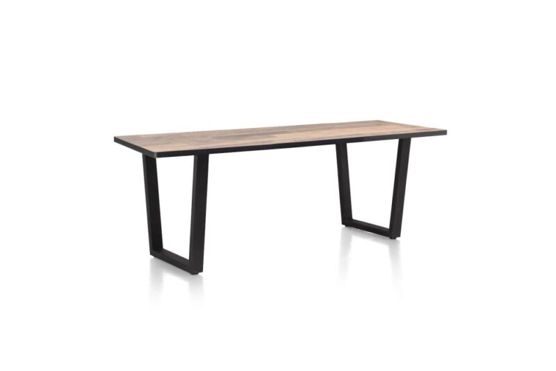 Avalox, Table 170 X 98 Cm - Couleur Driftwood - V Pied - Image 2