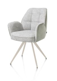 Bell, armstoel - creme frame - pocket - combi Calabria/Vada - Olijf - Afbeelding 2