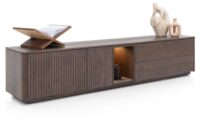 Trenton, lowboard 210 cm - 2-deuren + 2-laden + 1-niche - Clay - Afbeelding 3