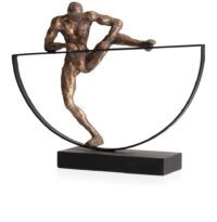 Climbing figurine H33cm - Or