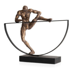 Climbing beeld H33cm - Goud