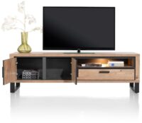 Pavarotti, lowboard 180 cm - 2-deuren + 1-lade + 1-niche (+ LED) - Afbeelding 3