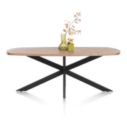 Pavarotti, table 210 x 108 cm - pied central metal