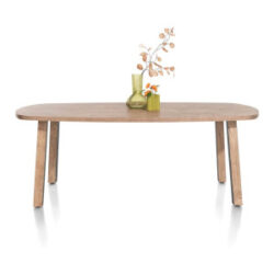 Pavarotti, table 210 x 108 cm - pieds de table (4) avec accent bois