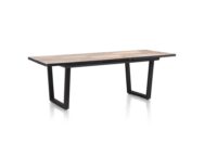 Avalox, uitschuiftafel 160 (+ 50) x 98 cm - kleur driftwood - V poot - Afbeelding 2