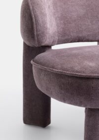 Lysa fauteuil - Pourpre - Image 3
