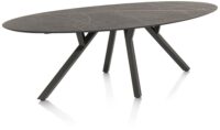 Minato, eetkamertafel - ellips - 240 x 110 cm. - Onyx - Afbeelding 3