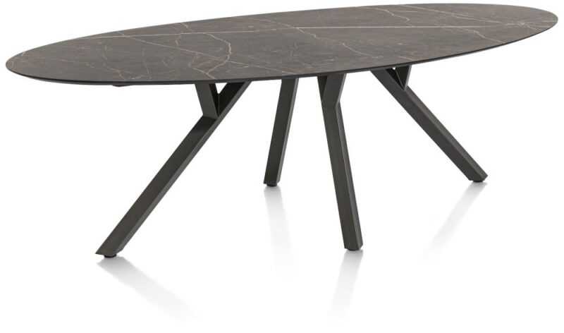 Minato, Eetkamertafel - Ellips - 240 X 110 Cm. - Onyx - Afbeelding 3