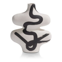 Curvy vase H26cm - Multicouleur