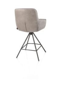 Mateo, chaise de bar - 4 pieds - graphite - Pala - Gris clair - Image 3