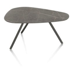 Minato, table basse 75 x 45 cm. - Onyx