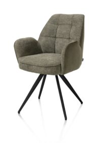 Bell, armstoel - zwart frame - pocket - combi Calabria/Vada - mosgroen - Afbeelding 2
