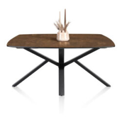 Palace, table 180 x 110 cm - pied central - Rouille