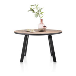 Avalox, table ronde 130 x 110 cm - couleur driftwood - 4 pied