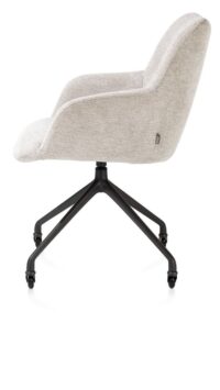 Mats, armstoel aluminium frame + wielen - selected choices - Afbeelding 3