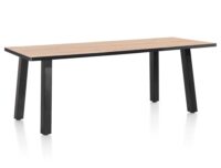 Avalox, bartafel 230 x 98 cm - kleur naturel - 4 poot - Afbeelding 2