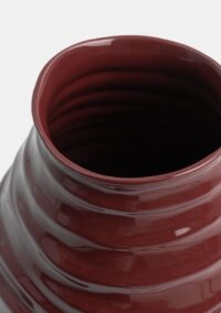 Dyon vaas h27cm - Bordeaux - Afbeelding 2