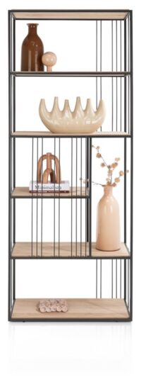 Niora, roomdivider 80 cm - Metal graphite
