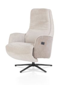 Felino, fauteuil relax avec batterie - tissus Livigno/Oregon