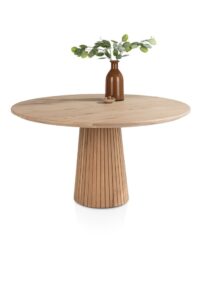 Ravello, eetkamertafel rond 140 cm - Dune color - Afbeelding 3