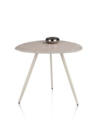 Salutina, salontafel 53 x 53 cm - 3 pootjes - cr&egrave;me - Afbeelding 2