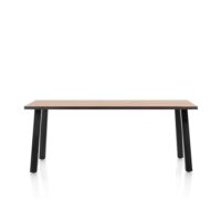 Avalox, bartafel 230 x 98 cm - kleur naturel - 4 poot