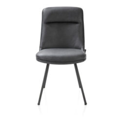 Mateo, chaise - 4-pieds - graphite - Pala - Anthracite
