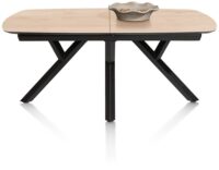 Minato, uitschuiftafel - ovaal - 180 (+ 60) x 110 cm. - Light Natural Oak - Afbeelding 2